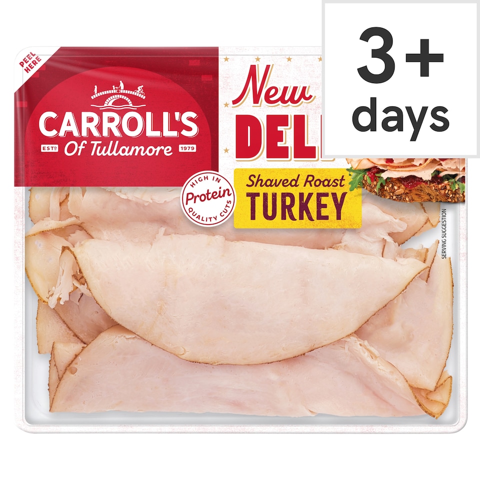 Carroll's New York Deli Shaved Roast Turkey 90G