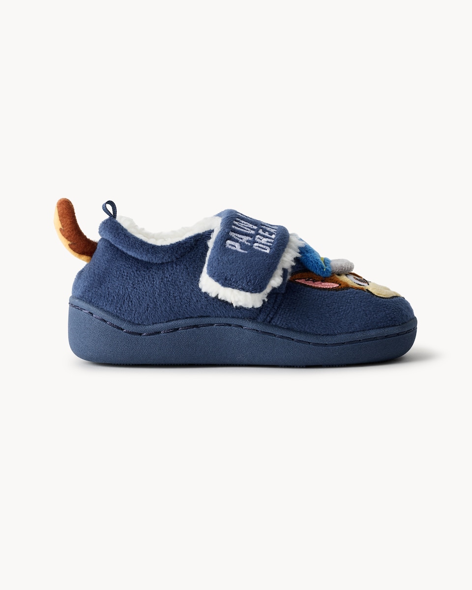 image 1 of Paw Patrol Cupsole Slippers in Blue