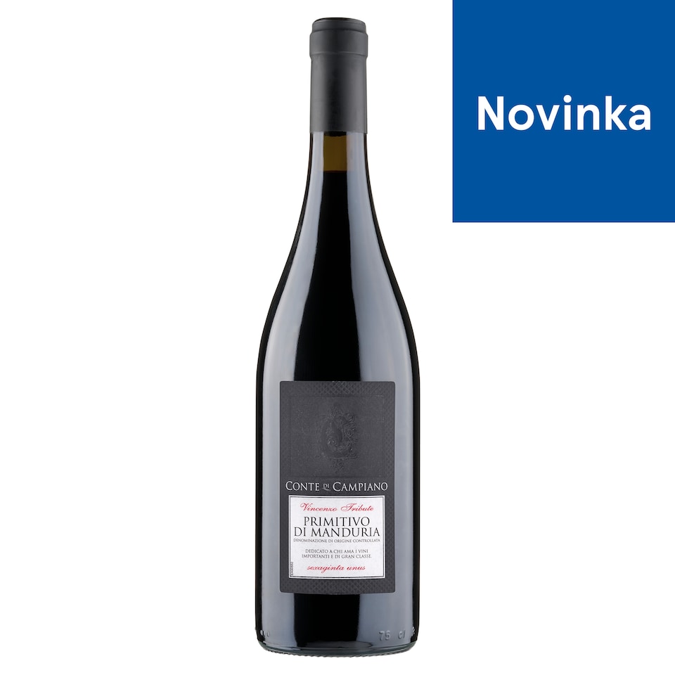 image 1 of Conte di Campiano Primitivo di Manduria DOC Red Wine 75 cl