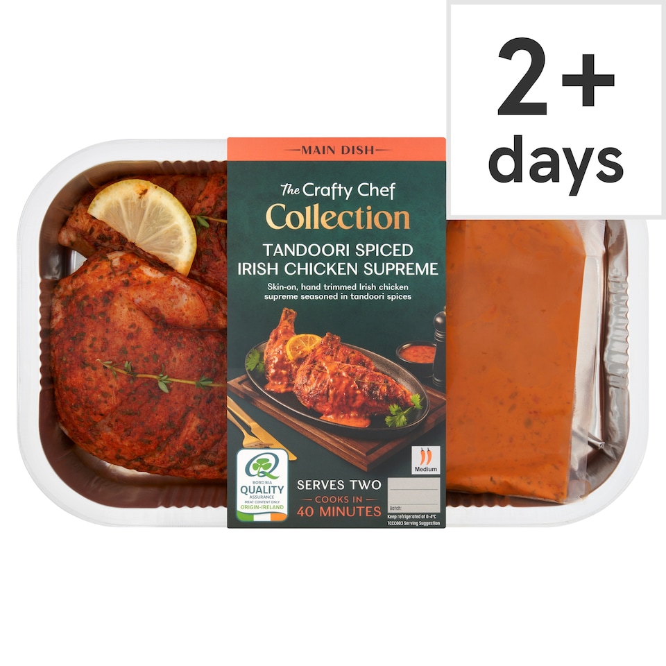 The Crafty Chef Collection Tandoori Spiced Irish Chicken Supreme 640g