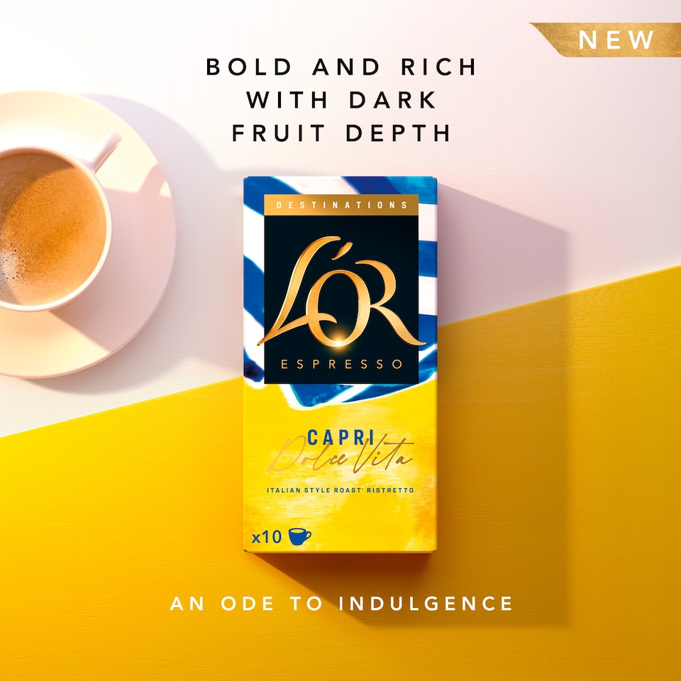 image 1 of L'OR Espresso Destinations Capri 10 Capsules 52g