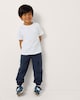 image 2 of F&F Active Boys TECHSPORT Cuffed Cargo Trousers in Navy