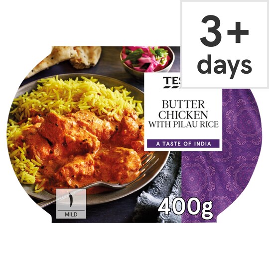 Tesco Butter Chicken With Pilau Rice 400G Tesco Groceries