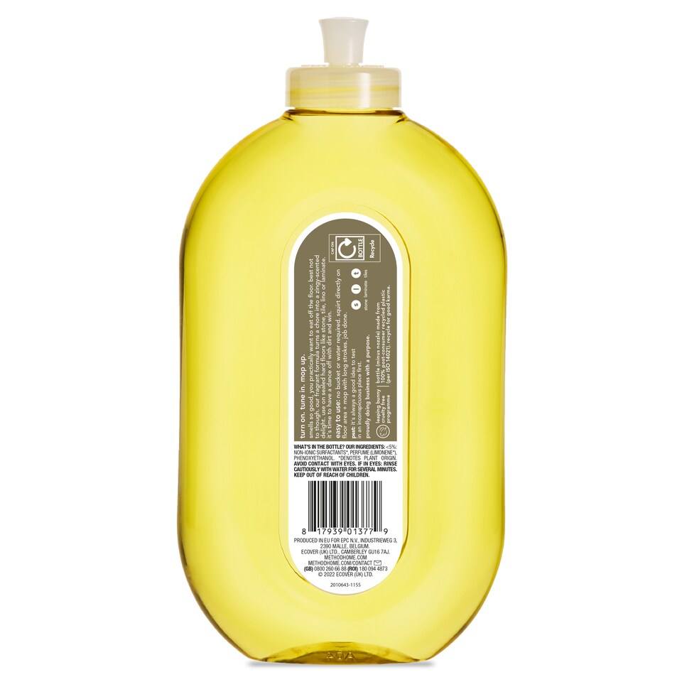 image 1 of Method All Purpose Floor Cleaner Lemon & Ginger 739Ml
