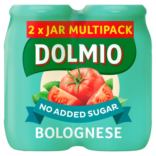 Dolmio Bolognese Multi Original Pasta Sauce No Added Sugar 2X500g Tesco Groceries