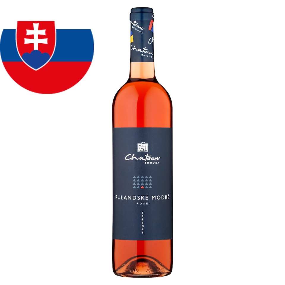 Chateau Modra Rulandské modré rosé slovenské akostné odrodové víno polosuché 0,75 l