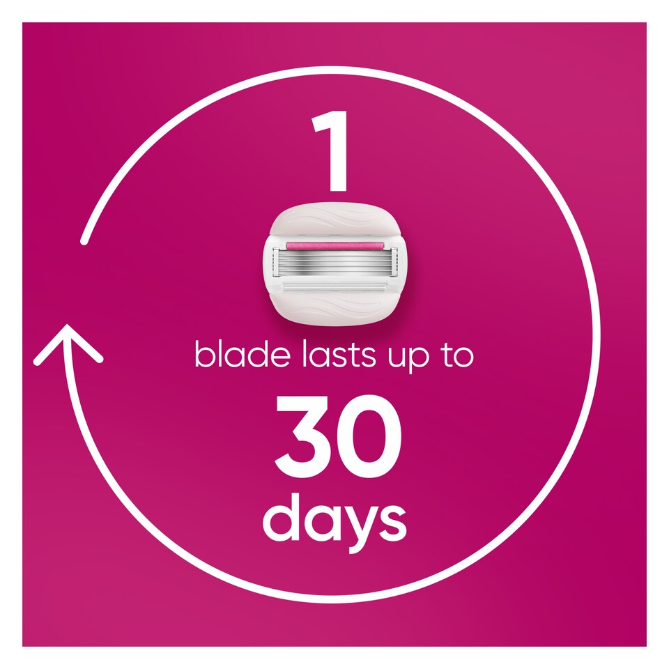 image 1 of Gillette Venus And Olay Berry Razor Blades Refill 3 Pack