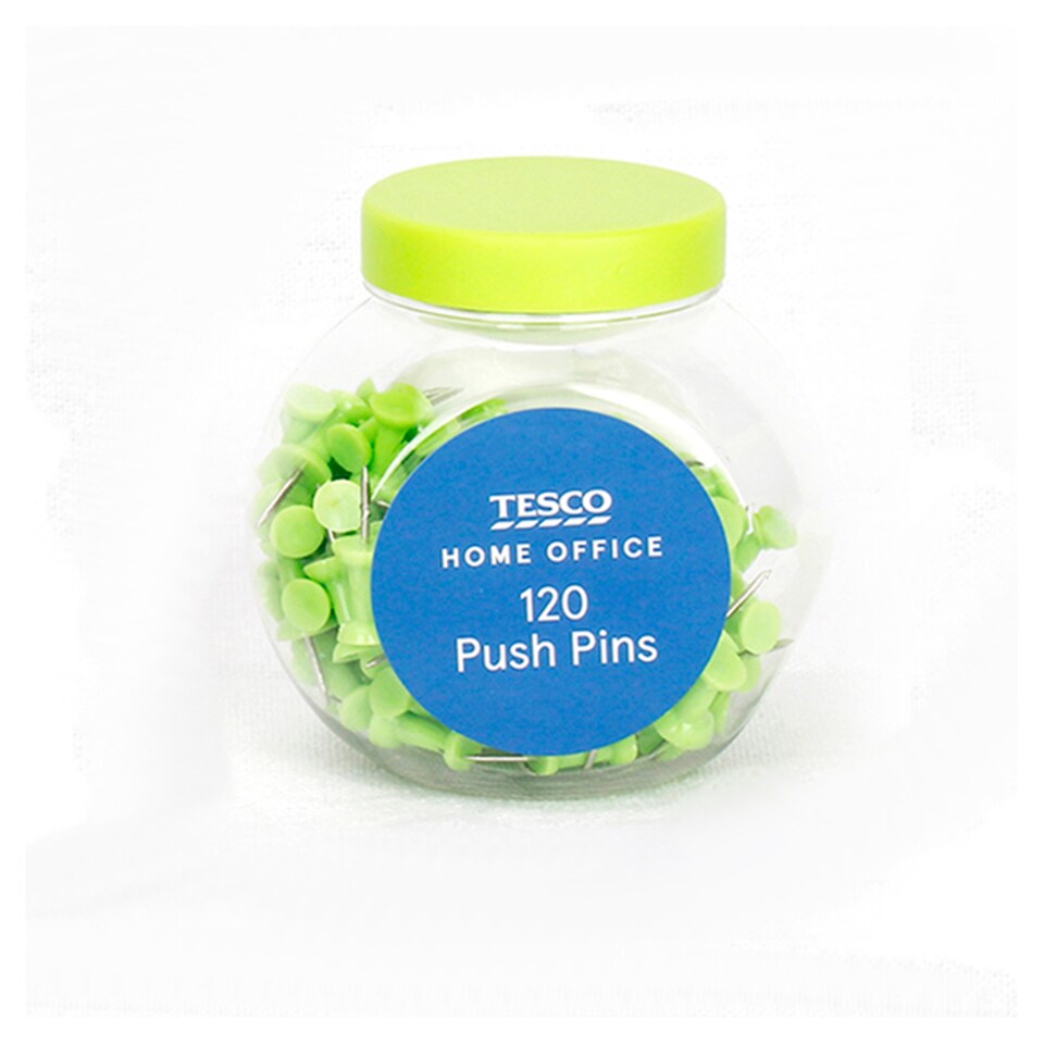 image 1 of Tesco Push Pins 120 pcs