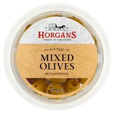 Horgans Mixed Green And Black Olives 150G