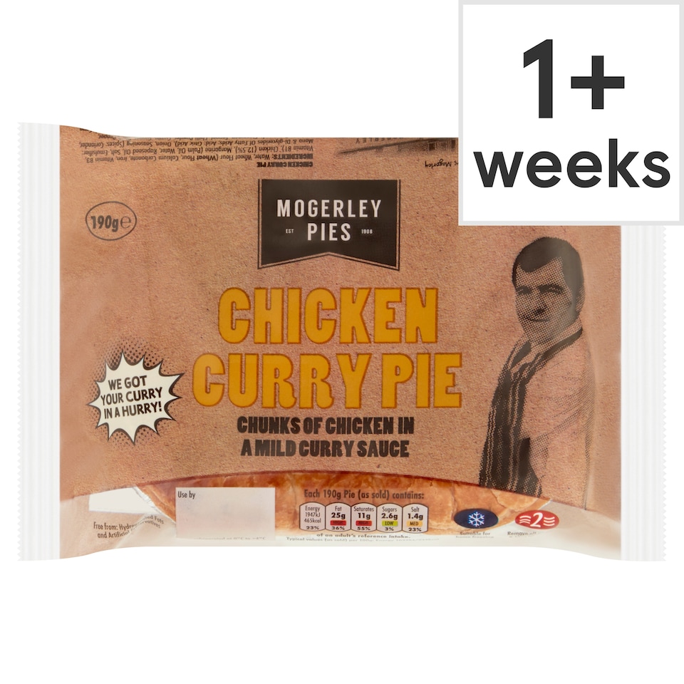 Mogerley Chicken Curry Pie 190G