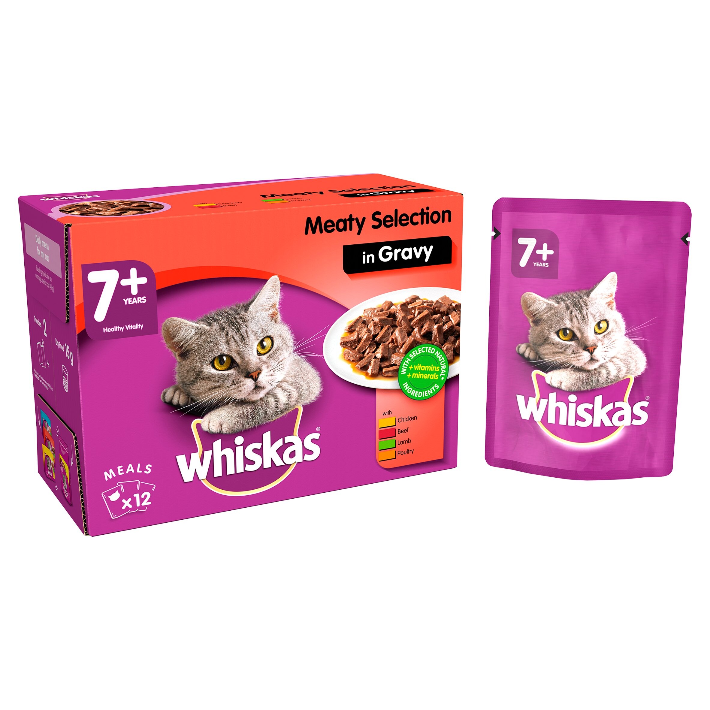 whiskas beef in gravy