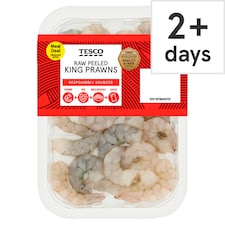 Tesco Raw King Prawns 165g