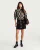 image 2 of The F&F Edit Knitted Argyle Pattern Jumper with Wool in Brown