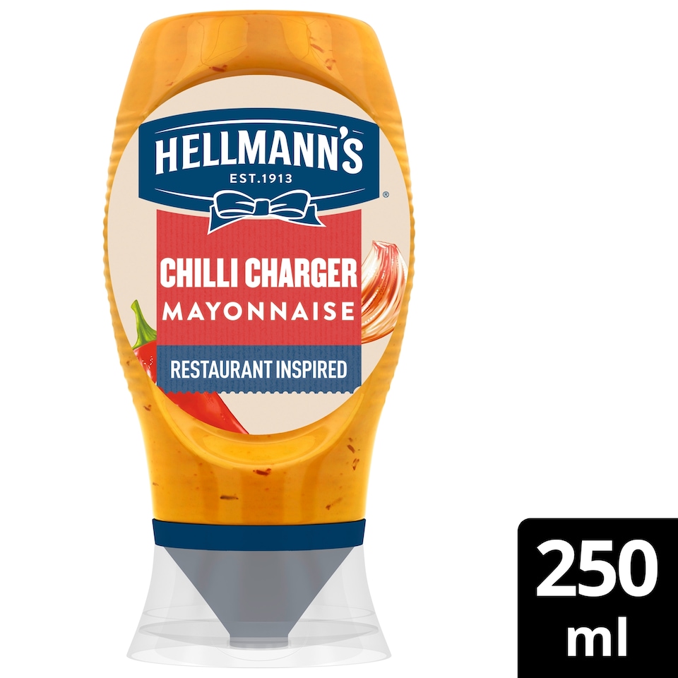 image 1 of Hellmann's Chilli Charger Mayonnaise Squeezy 250ml