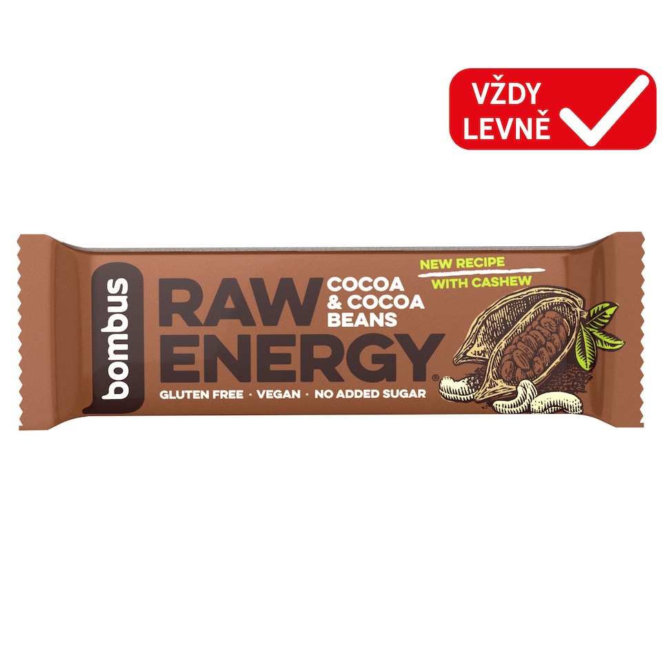 bombus Raw Energy Cocoa & Cocoa Beans 50g