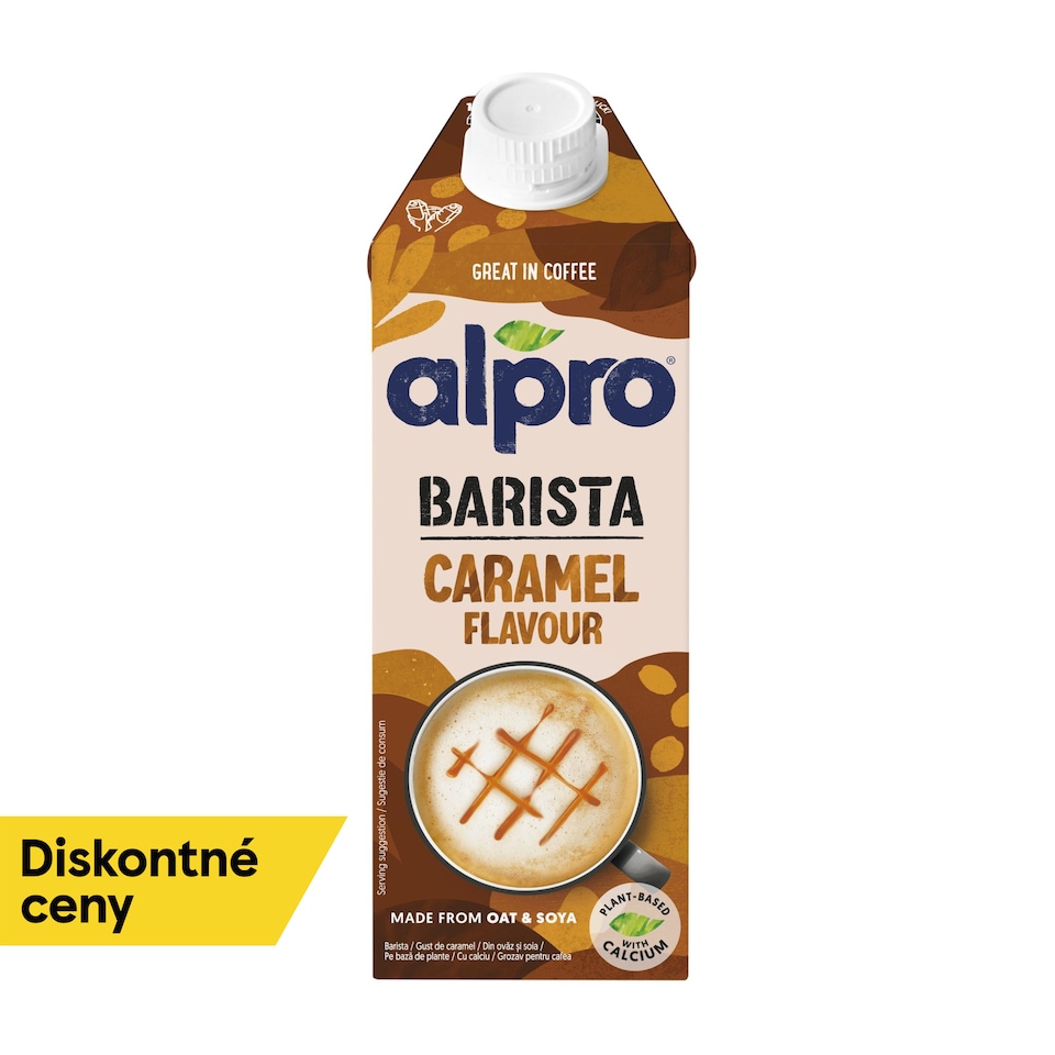 image 1 of Alpro Barista Oat-Soy Drink Caramel 750ml