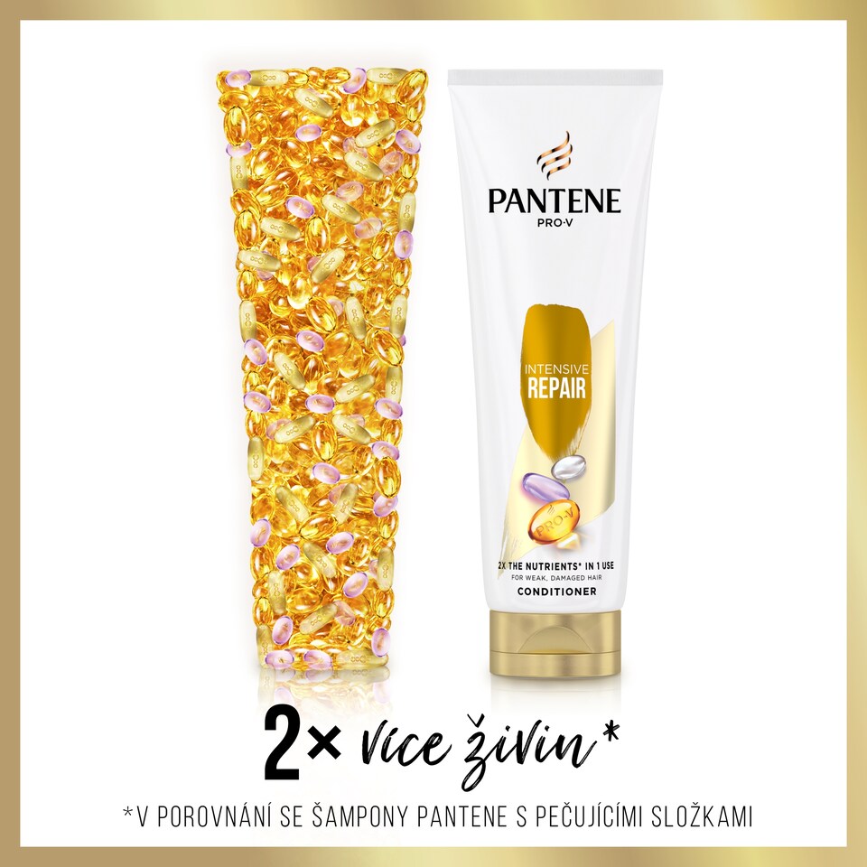 Obrázek 1 pro produkt Pantene Pro-V Kondicionér na vlasy Intensive Repair, dvojnásobné množství živin v 1 použití, 200 ml