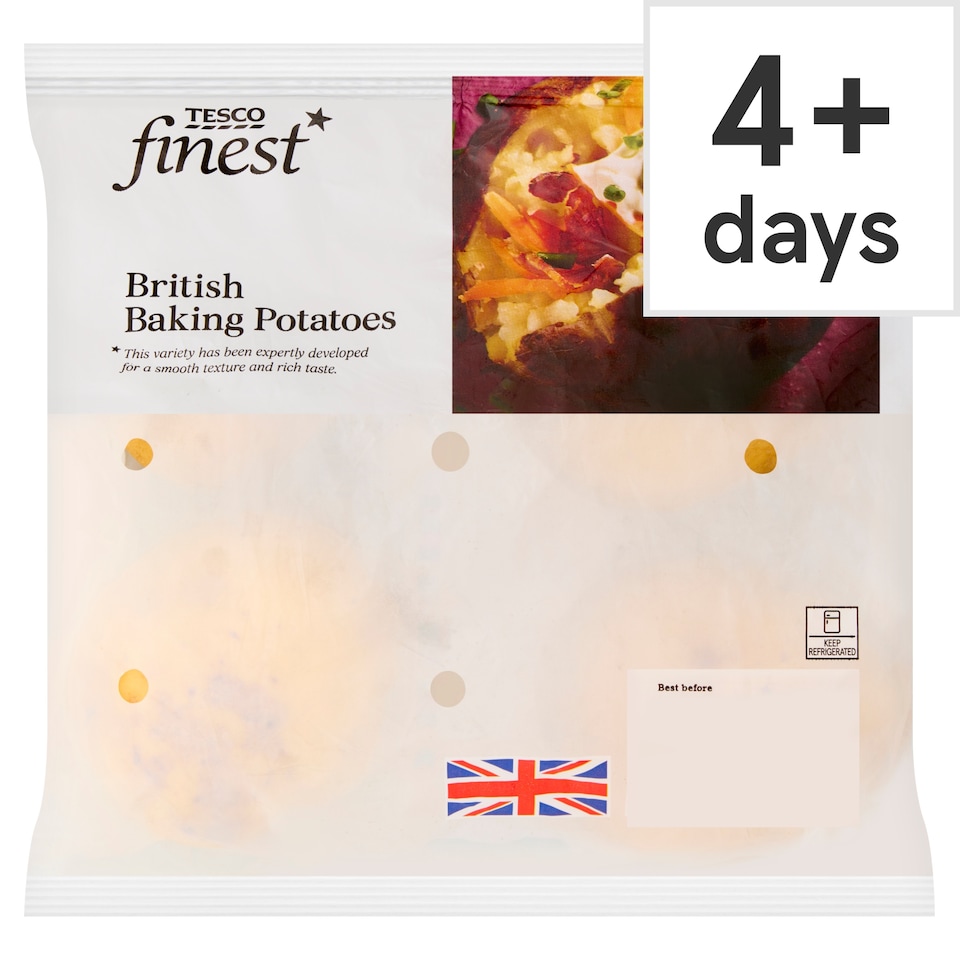 Tesco Finest Jacket Potatoes 4 Pack
