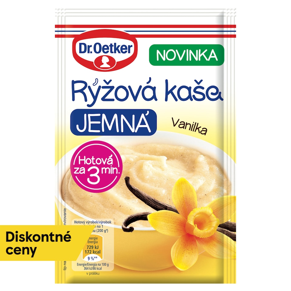 Dr. Oetker Rice Porridge Fine Vanilla 50 g