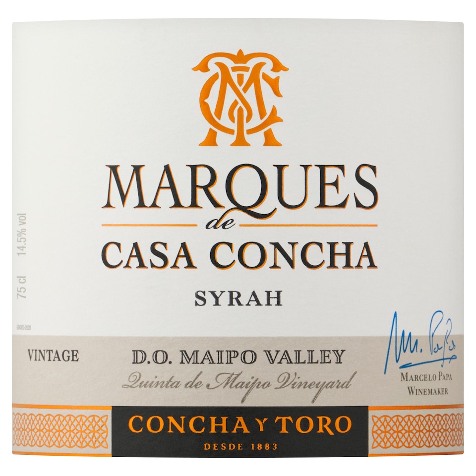 image 1 of Marques De Casa Concha Syrah 75Cl