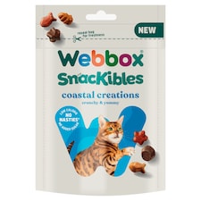 Webbox Snackibles Coastal Creations Cat Treats 85g