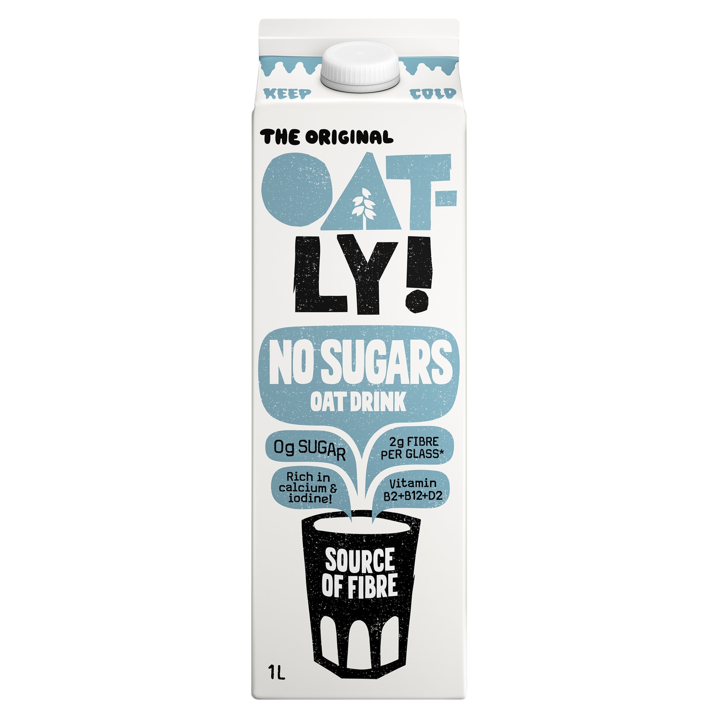 Oatly The Original No Sugars Oat Drink 1L