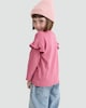 image 3 of F&F Girls Pure Cotton Bow Print Long Sleeved Top in Burgundy