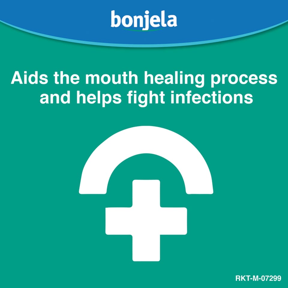 image 1 of Bonjela Adult Mouth Ulcer Relief Cool Mint Gel 15g