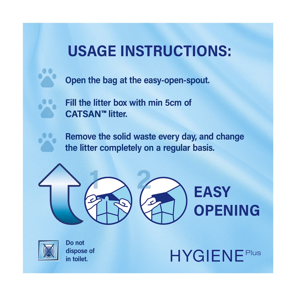 image 1 of Catsan Hygiene Non-Clumping Cat Litter 20L