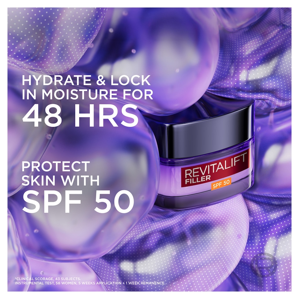 image 1 of L'Oreal Paris Revlft Filler Anti-Aging Cream SPF50 50Ml