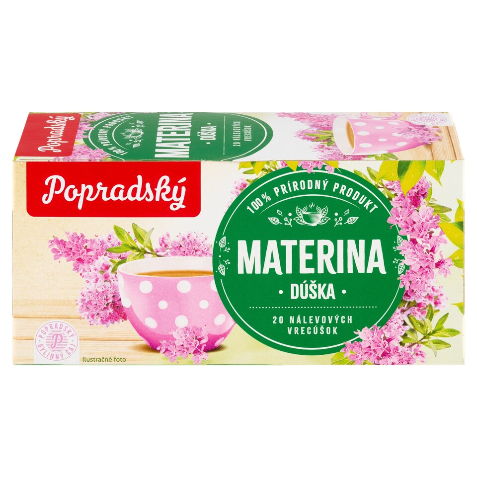 obrázok 1 z Popradský Bylinný čaj materina dúška 20 x 1,5 g (30 g)