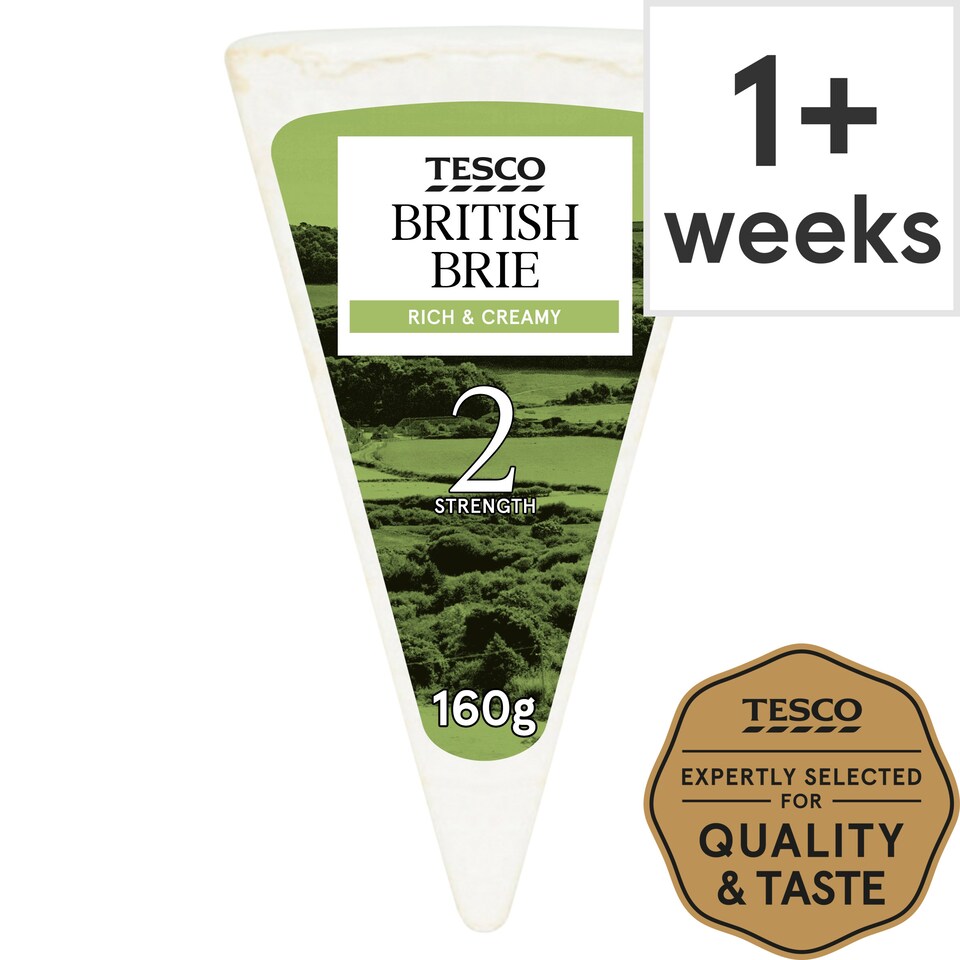 Tesco British Brie 160G Tesco Groceries