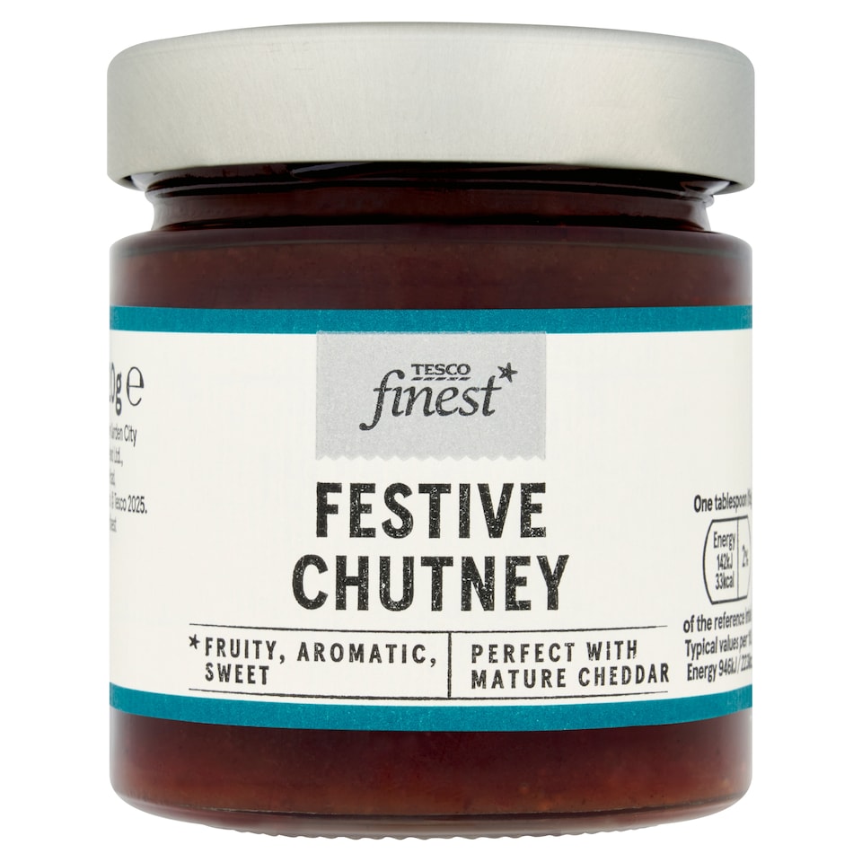 Tesco Finest Spiced Festive Chutney 220G