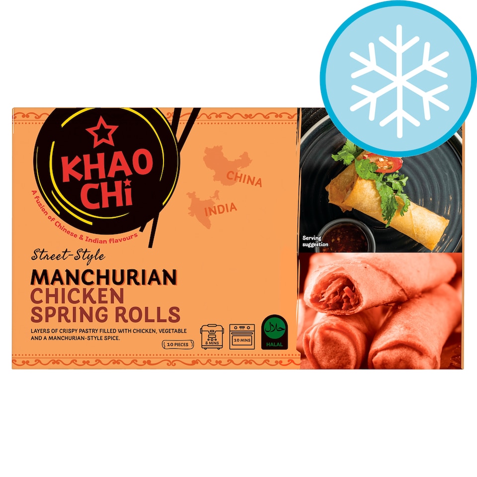 Khao Chi Manchurian Chicken Spring Roll 325g