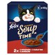 image 1 of Felix Soup Soups for Cats Beef, Chicken, Lamb 6 x 48 g