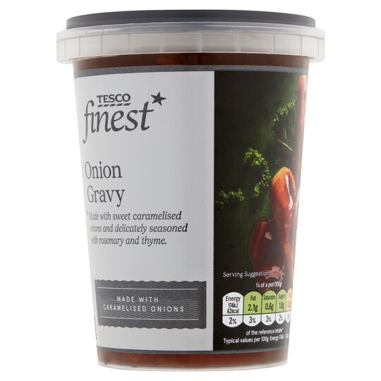 Tesco Finest Onion Gravy 500G Tesco Groceries