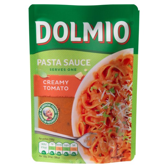My Dolmio Creamy Tomato Sauce 150G Tesco Groceries