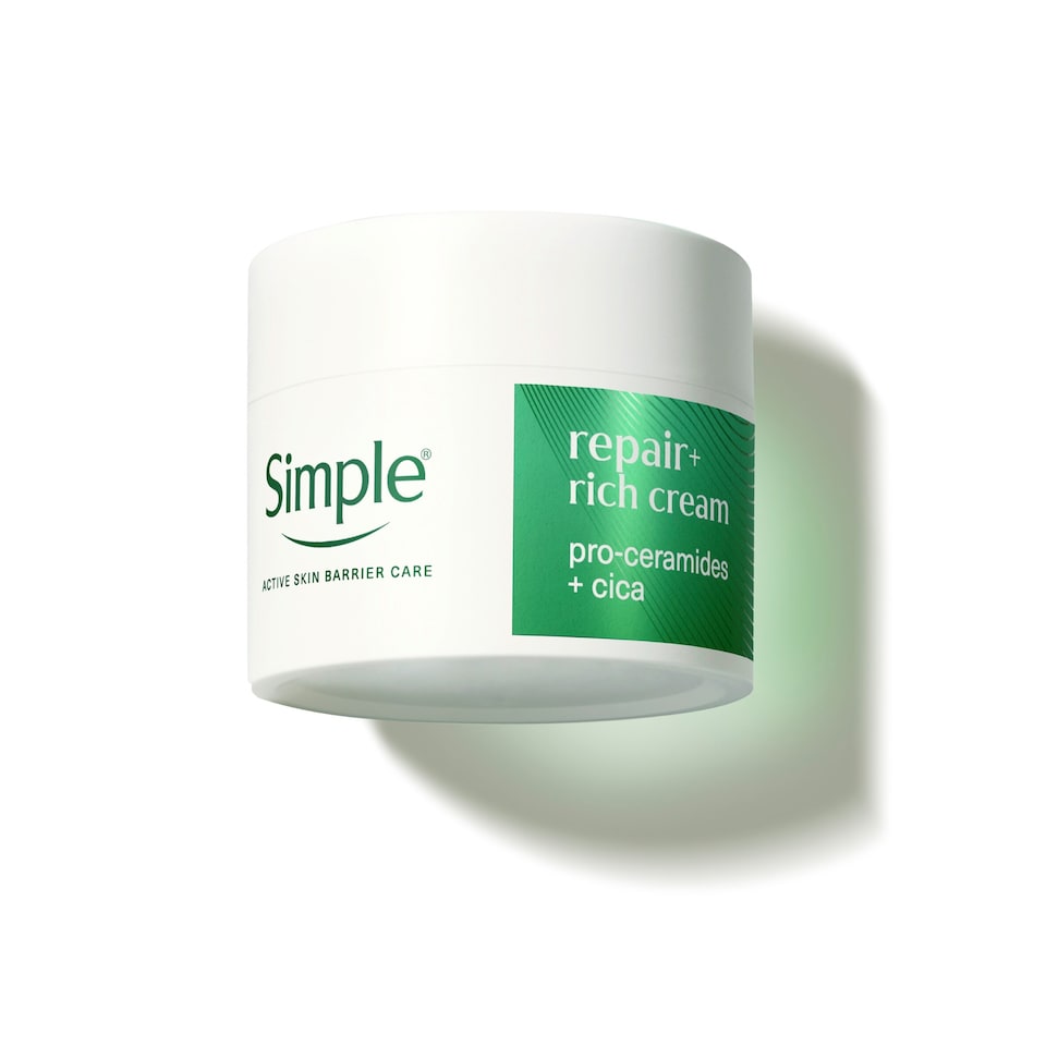 image 1 of Simple Repair+ Rich Face Cream Moisturiser 50ml