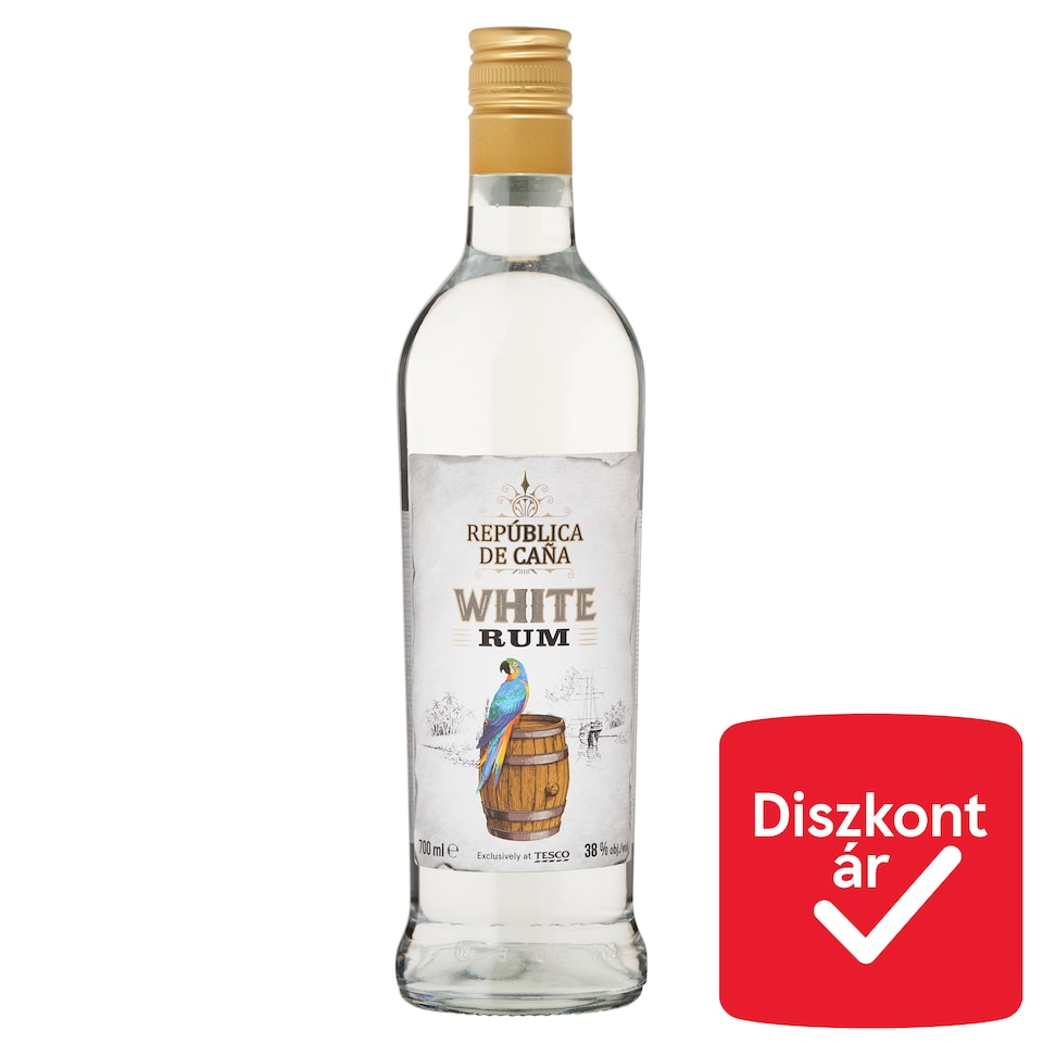 República de Caña White Rum 38% 700 ml