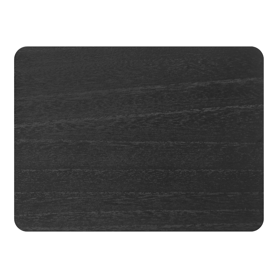 image 1 of F&F Home Black Wooden Placemat 4pk