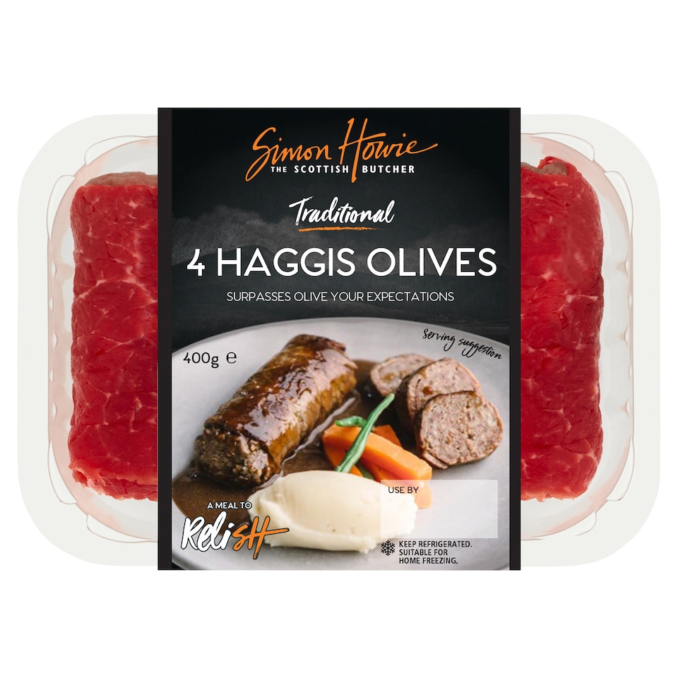 image 1 of Simon Howie Haggis Olives 4Pack 400G