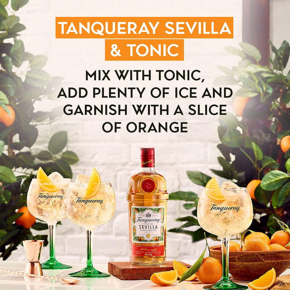 image 1 of Tanqueray Flor De Sevilla Gin Bottle 41.3% Vol 70cl