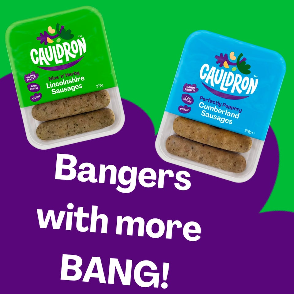 image 1 of Cauldron Foods Lincolnshire Sausages 6 Pack 276G