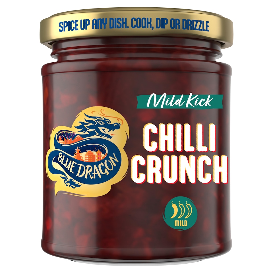 Blue Dragon Mild Kick Chilli Crunch 180g