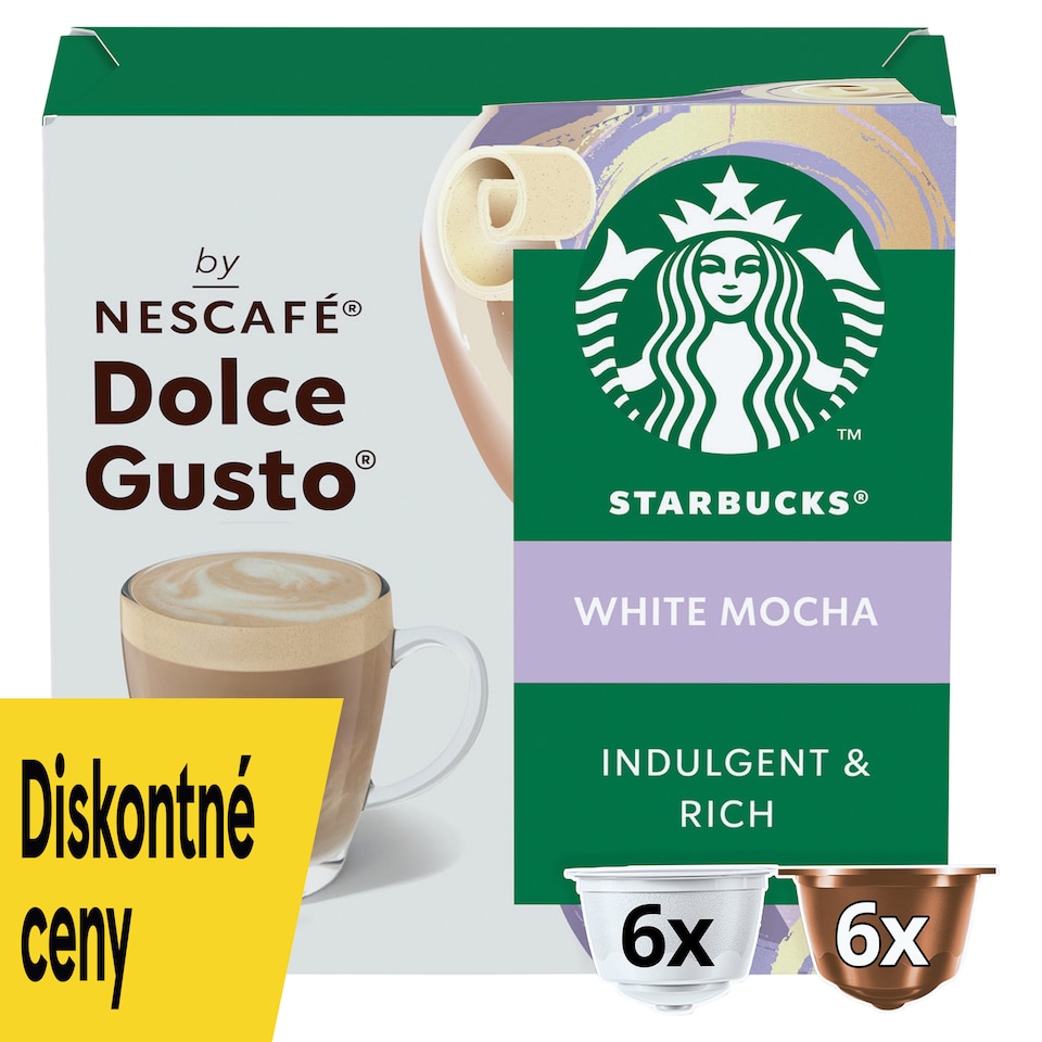 obrázok 1 z STARBUCKS White Mocha by NESCAFÉ Dolce Gusto - 12 kapsúl (6 šálok)