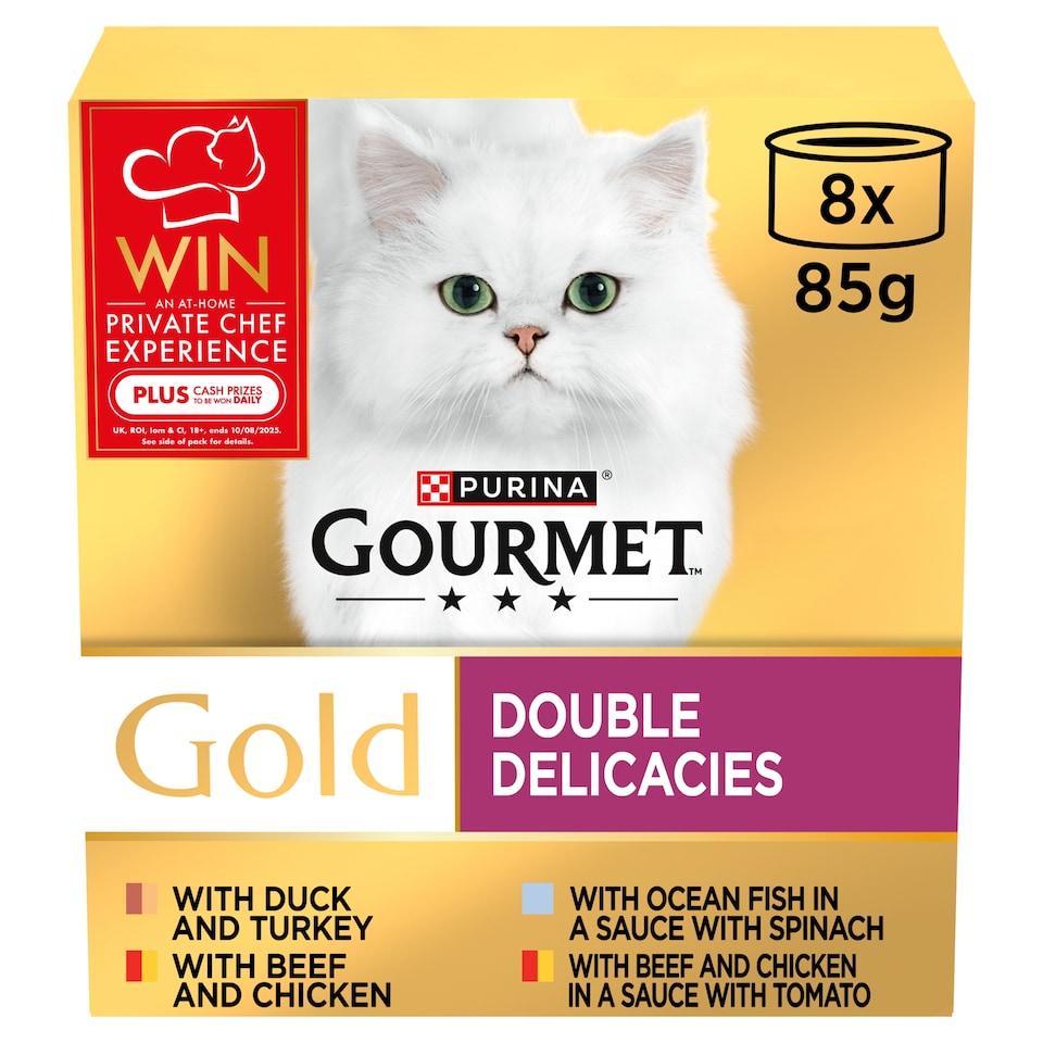 Gourmet Gold Tinned Double Delicacies 8X85g