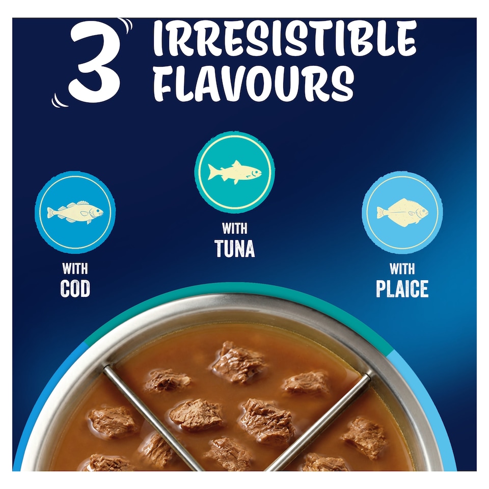 image 1 of Felix Soup Original Wet Cat Food - Fish Selection 6x48g