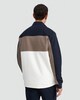 image 3 of F&F Cotton Rich Half-Zip Colour Block Sweatshirt in Navy