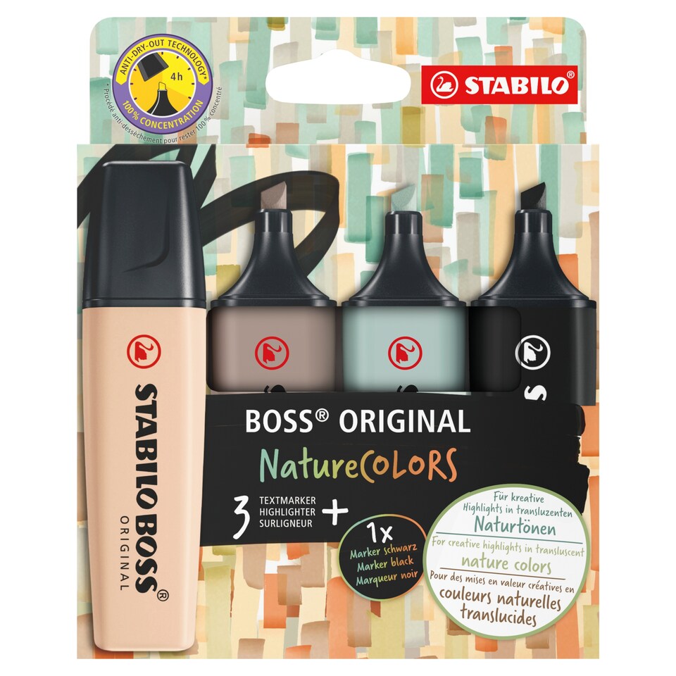 Stabilo Boss Original NatureColors szövegkiemelő 4 db