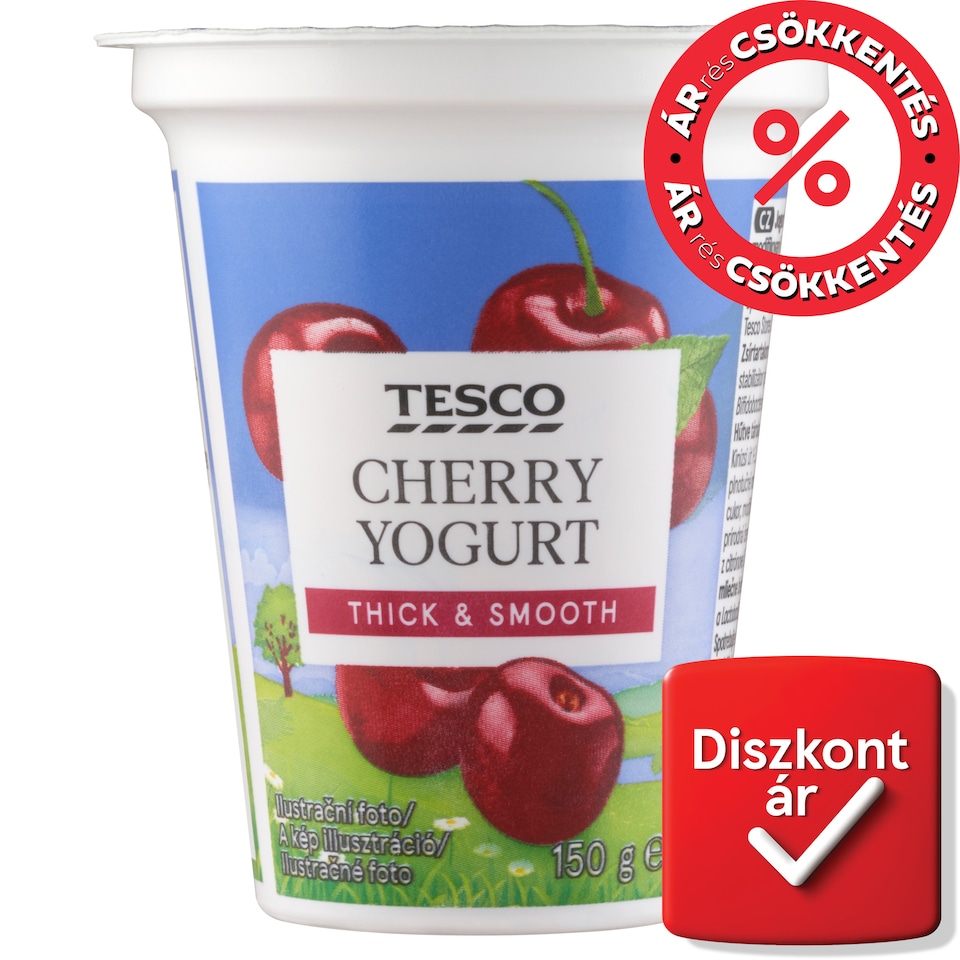 Tesco Cherry Yogurt 150 g